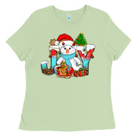 Matcha joy christmas with snowman bbs Ladies Tee - BundleAndBundleShop