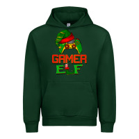Forest Green Christmas gamer elf Urban Hoodie - BarkalooDesign