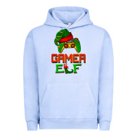 Pigment Grape Ice Christmas gamer elf Urban Hoodie - BarkalooDesign