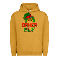 Pigment Peanut Butter Christmas gamer elf Urban Hoodie - BarkalooDesign