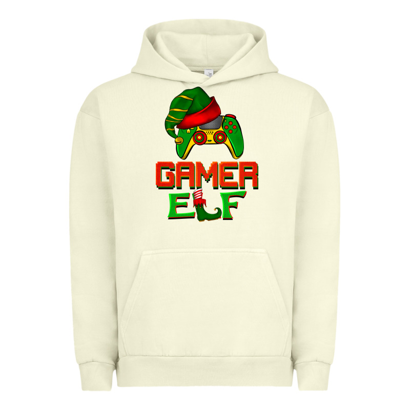 Christmas Gamer Elf Urban Hoodie by BarkalooDesign | Teevron