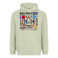 Matcha baseball mom Heavyweight Hoodie - CowhideDigitalArt