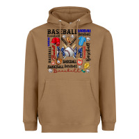 Toasted Coconut baseball mom Heavyweight Hoodie - CowhideDigitalArt