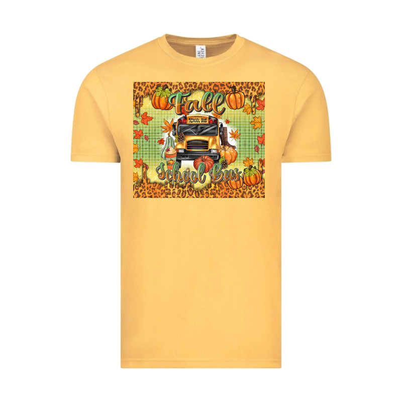 Fall School Bus Vintage Tee by texasbilliewilder | Teevron