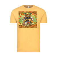 Vintage Mustard fall school bus Vintage Tee - texasbilliewilder