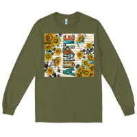 Army Green auntie with lightning bolt Long Sleeve Tee - TumblerDesignByShophia