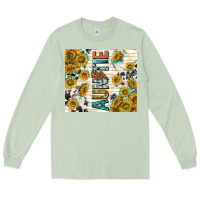 Matcha auntie with lightning bolt Long Sleeve Tee - TumblerDesignByShophia