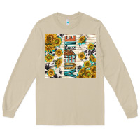 Mushroom auntie with lightning bolt Long Sleeve Tee - TumblerDesignByShophia