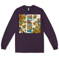 Plum auntie with lightning bolt Long Sleeve Tee - TumblerDesignByShophia