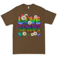 Cacao Pride LGBTQ+ Love Wins Premium Tee - BundleAndBundleShop