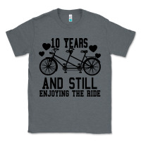Charcoal Heather 10 Years And Still Enjoying The Ride Classic Tee - Bettercallsaul