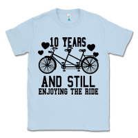Dusty Blue 10 Years And Still Enjoying The Ride Classic Tee - Bettercallsaul