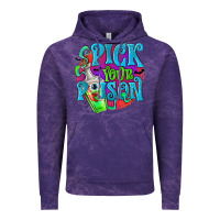 Cloud Purple Pick Your Poison Vintage Hoodie - texasbilliewilder