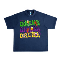 Navy Drink drank drunk Urban Heavy Tee - NancyCooperArtShop