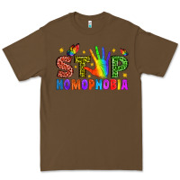 Cacao Western Stop Homophobia Premium Tee - BundleAndBundleShop
