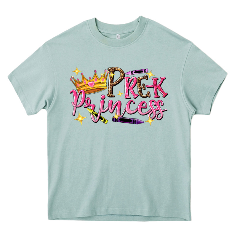 Pre K Princess Heavy Core Tee by NancyCooperArtShop | Teevron