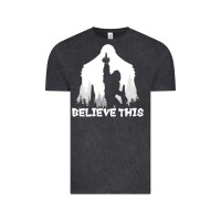Vintage Black bigfoot t  shirt believe this t  shirt Vintage Tee - linhVisuals
