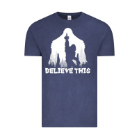 Vintage Denim bigfoot t  shirt believe this t  shirt Vintage Tee - linhVisuals