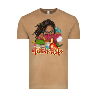 Vintage Camel afro woman teacher life Vintage Tee - NancyCooperArtShop