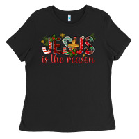 Black jesus is the reason christmas bbs Ladies Tee - BundleAndBundleShop