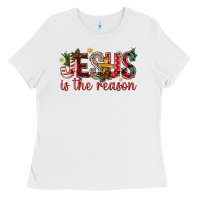 White jesus is the reason christmas bbs Ladies Tee - BundleAndBundleShop