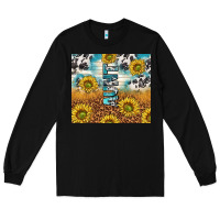 Black aunt sunflower leopard glitter Long Sleeve Tee - TumblerDesignByShophia