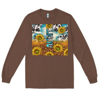 Chestnut aunt sunflower leopard glitter Long Sleeve Tee - TumblerDesignByShophia