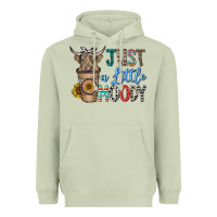 Matcha just a latte moody Heavyweight Hoodie - CowhideDigitalArt