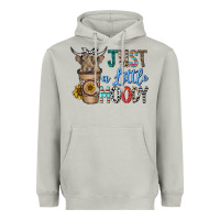 Moon Dust just a latte moody Heavyweight Hoodie - CowhideDigitalArt