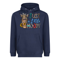 Navy just a latte moody Heavyweight Hoodie - CowhideDigitalArt
