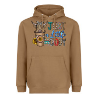 Toasted Coconut just a latte moody Heavyweight Hoodie - CowhideDigitalArt