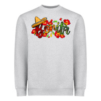 Heather Grey Bonita Heavyweight Sweatshirt - FaDigitalArtStudio