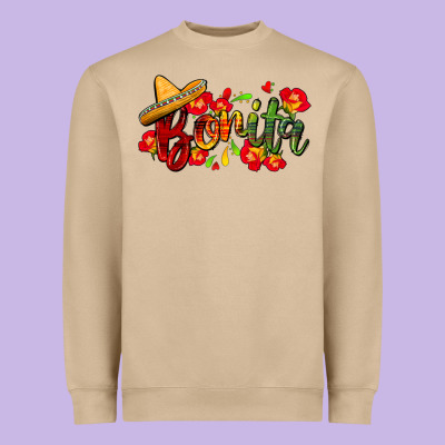 Bonita Heavyweight Sweatshirt Designed By Fadigitalartstudio