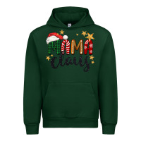 Forest Green mama Claus Christmas Urban Hoodie - BarkalooDesign
