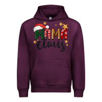 Mauve Wine mama Claus Christmas Urban Hoodie - BarkalooDesign