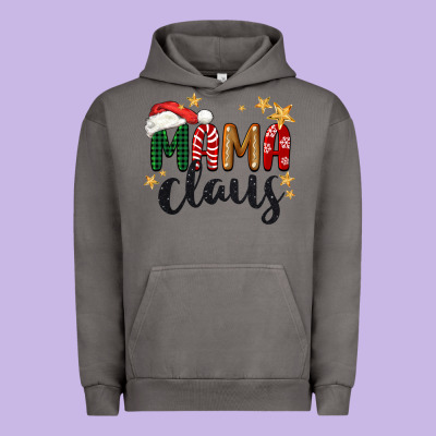 Mama Claus Christmas Urban Hoodie Designed By Barkaloodesign
