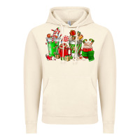 Vintage Artic Christmas coffee cup Vintage Hoodie - NancyCooperArtShop