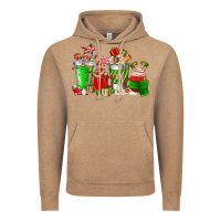 Vintage Coffee Christmas coffee cup Vintage Hoodie - NancyCooperArtShop
