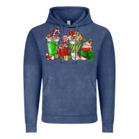 Vintage Denim Christmas coffee cup Vintage Hoodie - NancyCooperArtShop
