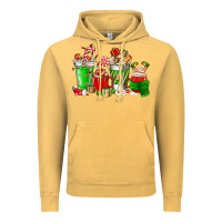 Vintage Mustard Christmas coffee cup Vintage Hoodie - NancyCooperArtShop