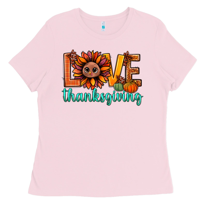 Love Thanksgiving Bbs Ladies Tee by BundleAndBundleShop | Teevron