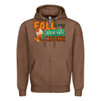 Chestnut fall is my favorite color Zipper Hoodie - BundleAndBundleShop