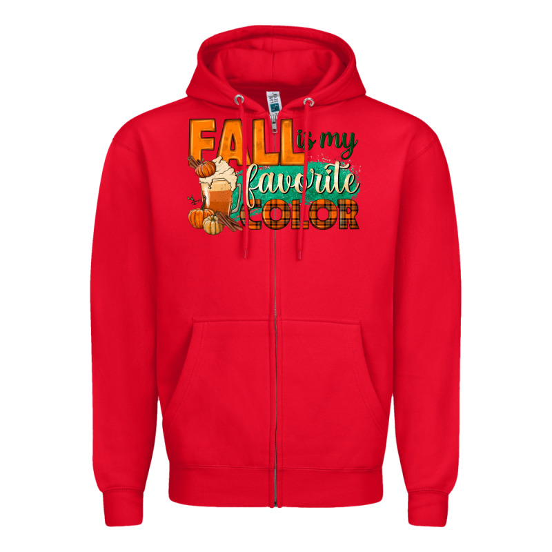 Fall Is My Favorite Color Zipper Hoodie by BundleAndBundleShop | Teevron
