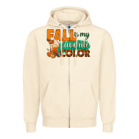 Sandshell fall is my favorite color Zipper Hoodie - BundleAndBundleShop