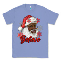 Colony Blue african american santa believe Classic Tee - RanaPortraitStore