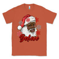 Copper african american santa believe Classic Tee - RanaPortraitStore