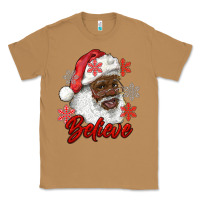 Toasted Coconut african american santa believe Classic Tee - RanaPortraitStore