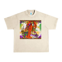 Sandshell Mardi Gras crawfish Urban Heavy Tee - NancyCooperArtShop