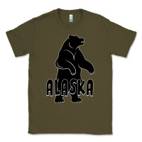 Army Green Alaska Bear Classic Tee - Bettercallsaul
