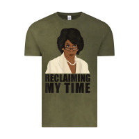 Vintage Olive maxine reclaiming my time funny political quote t shirt Vintage Tee - baoMotion